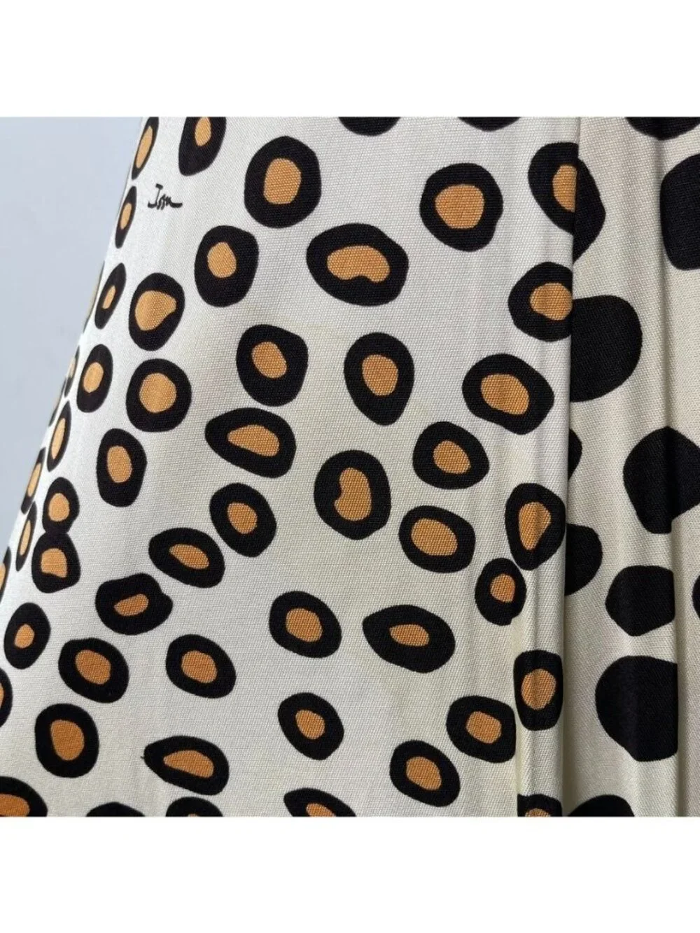 Issa London Silk Jersey Mixed Animal Print Wrap Midi Dress Women's US 6 - Picture 9 of 14